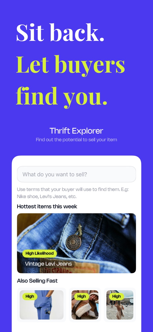 The Selling Network app screen 3